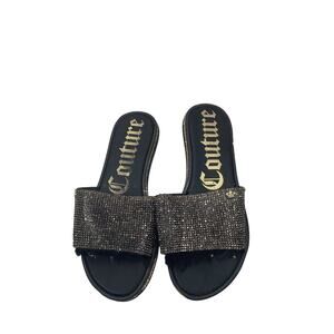 Juicy Culture Women's Slide on Slippers with Rhinestones